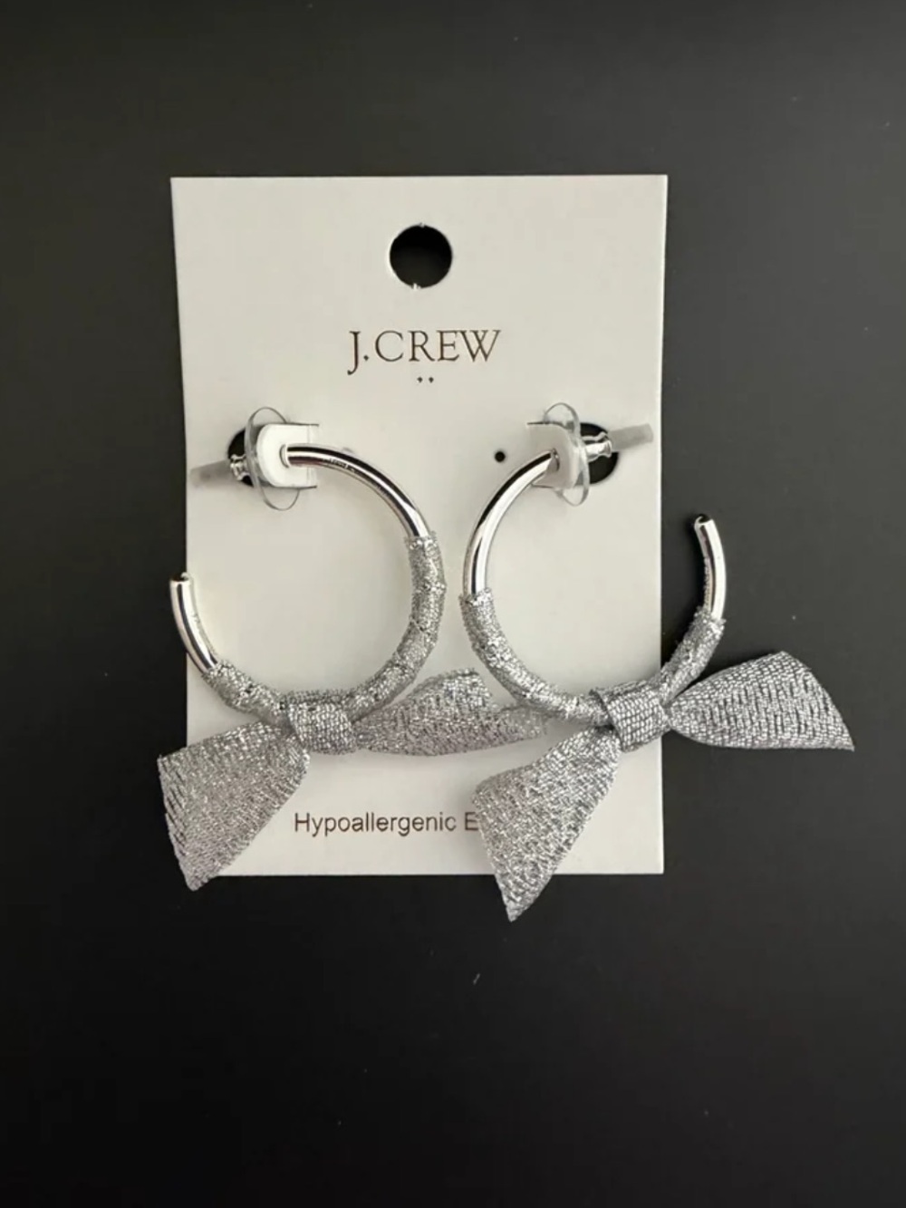 J. Crew Factory Ribbon Wrapped Hoops - Picture 7 of 8